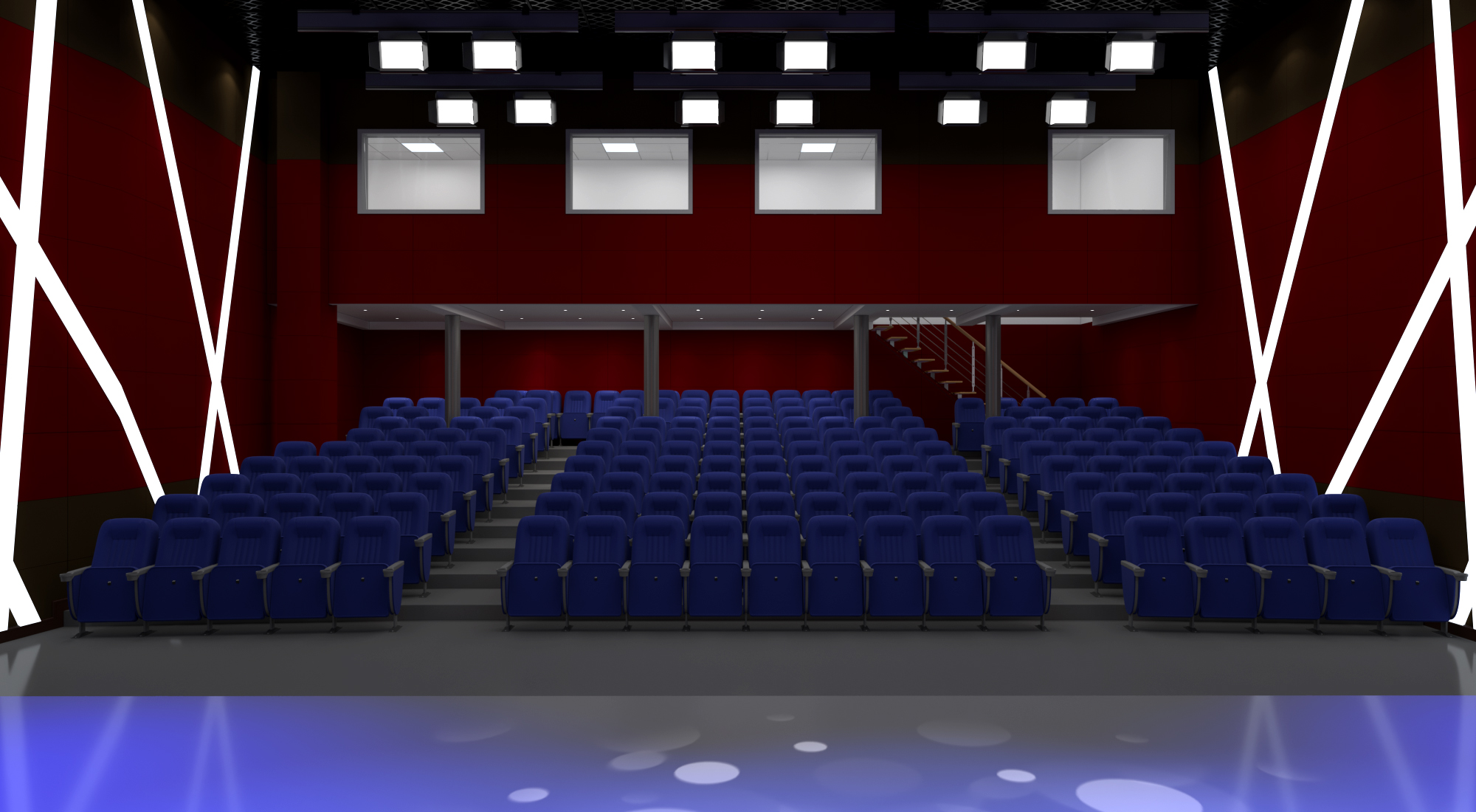 苍溪电视台演播厅舞台机械